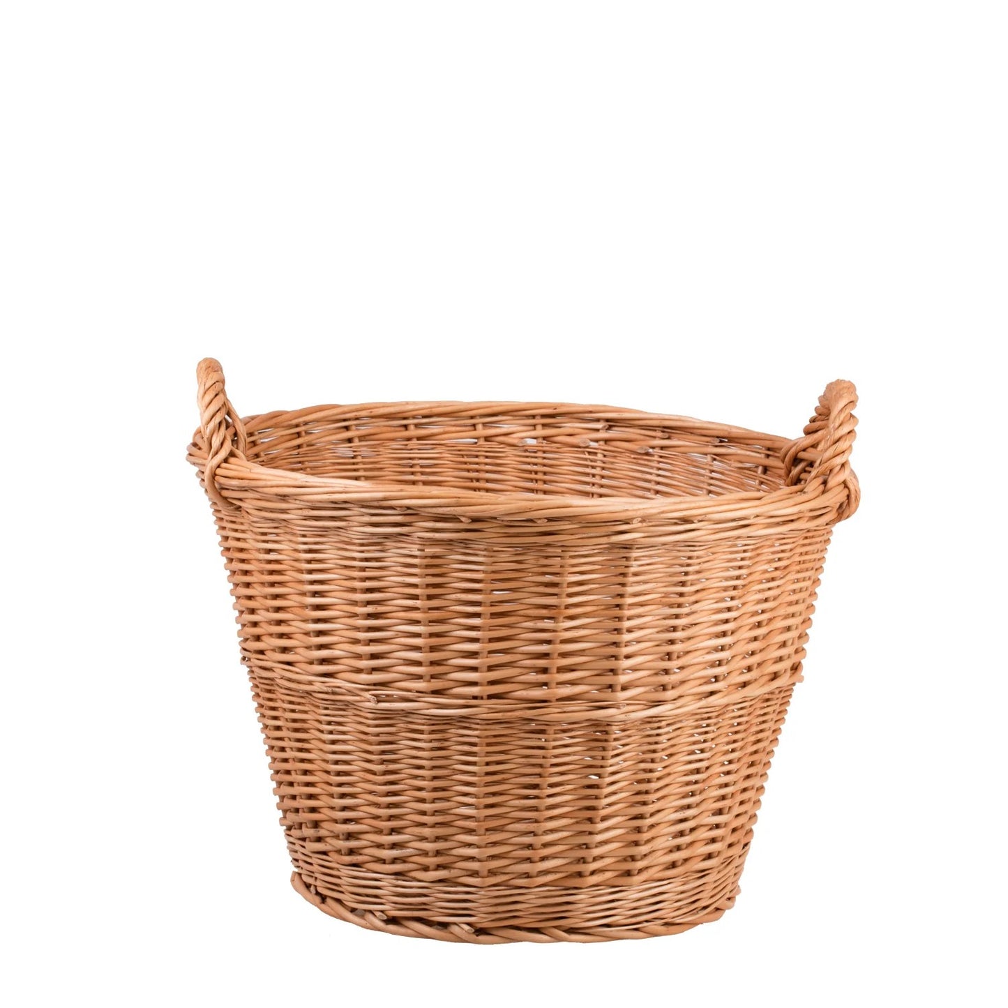 Wicker Basket For Garden And Firewood, 45L