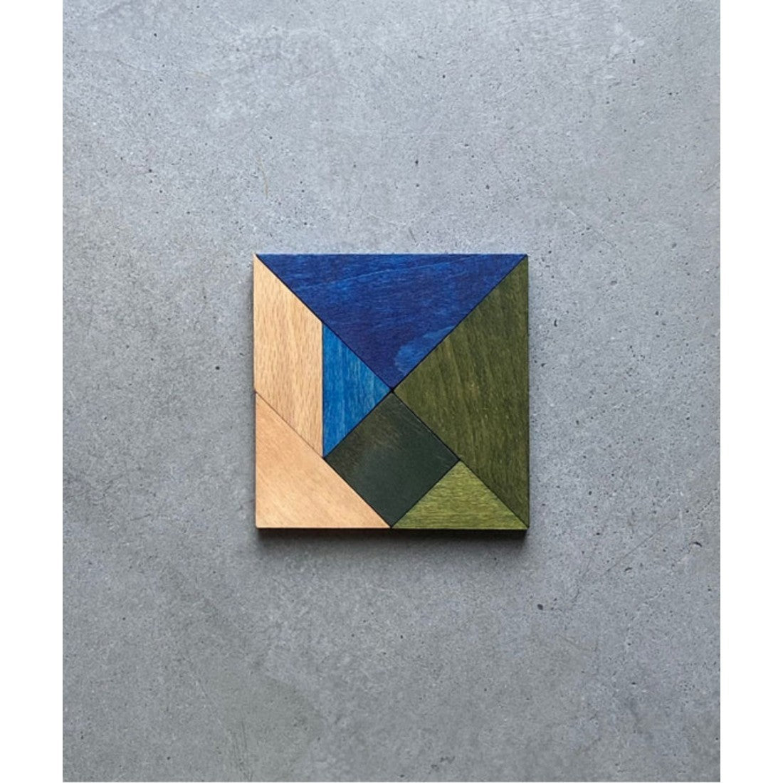 Wooden Story Tangram – Cold Color (in Storage Bag)