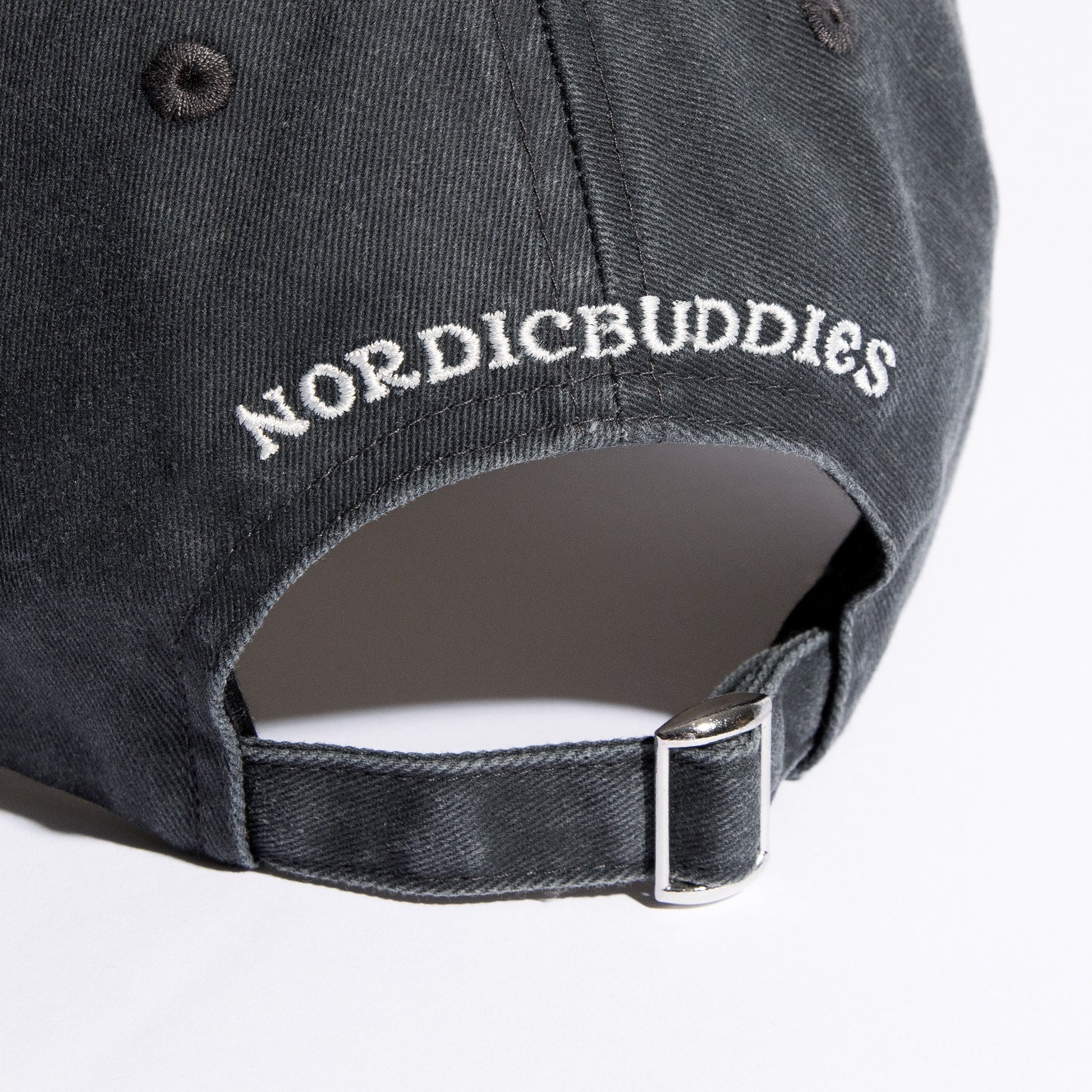 Novels Washed Denim Adult Cap - Grey