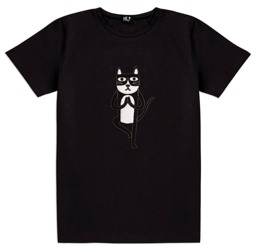 Men’s Yoga Cat T-Shirt