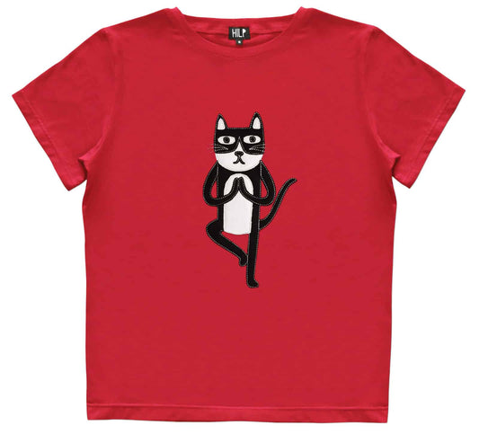 Women’s Yoga Cat T-Shirt