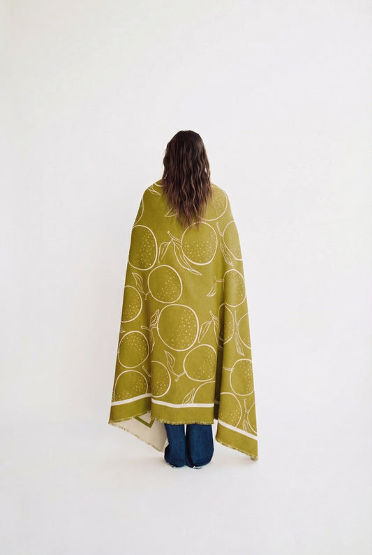 Yuna cotton throw